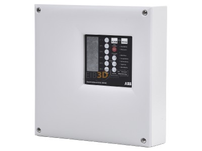 Front view ABB BZK 4E Central fire alarm system 4 groups 
