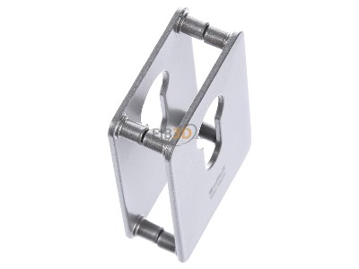 Ansicht oben links Assa Abloy effeff 49510-3-7291-00 Rosette f.Codeschloss 495 silbermetallic 