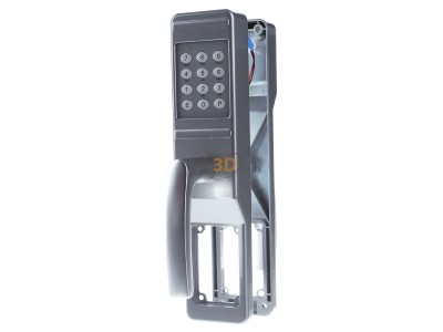 Frontansicht Assa Abloy effeff 495-11-8 si Ausf.A Codeschlo�aufsatz silbermetallic 