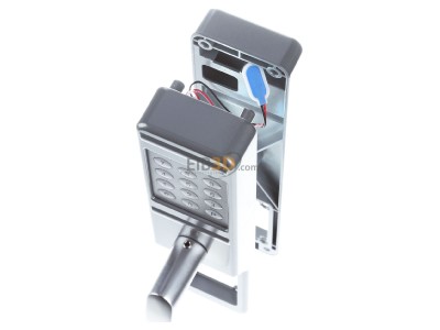 Ansicht oben vorne Assa Abloy effeff 495-11-8 si Ausf.A Codeschlo�aufsatz silbermetallic 