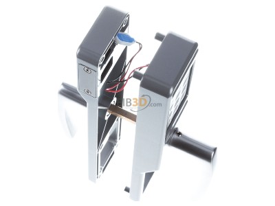 Ansicht oben links Assa Abloy effeff 495-11-8 si Ausf.A Codeschlo�aufsatz silbermetallic 