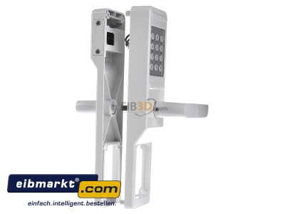 Ansicht links Assa Abloy effeff 495-10-8 ws Ausf.A Codeschloaufsatz wei 