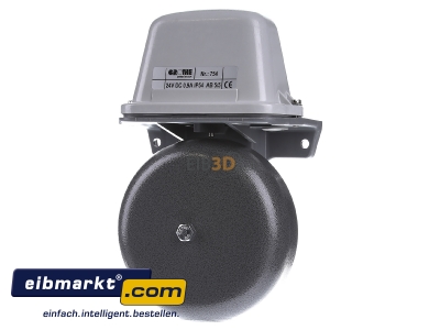 Front view Grothe LTW 754 24V/DC Vibrating bell 105dB 24VDC
