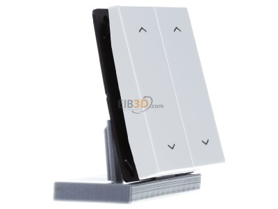 Ansicht links Jung ENO LS 995 MP WW Funk-Wandsender aws 4-kanalig Symbole 