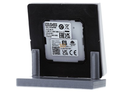 Ansicht hinten Jung ENO LS 995 MP WW Funk-Wandsender aws 4-kanalig Symbole 
