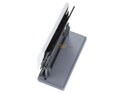 Ansicht oben rechts Jung ENO LS 995 MP WW Funk-Wandsender aws 4-kanalig Symbole 