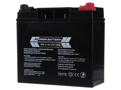 Frontansicht Indexa HP 180 Notstrom-Akku 12V/18Ah 