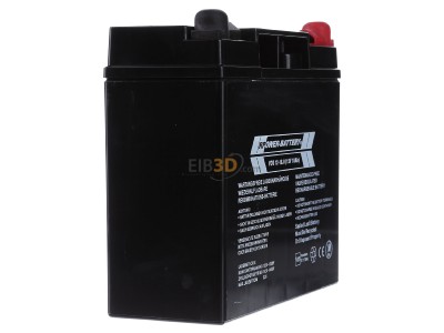 Ansicht links Indexa HP 180 Notstrom-Akku 12V/18Ah 