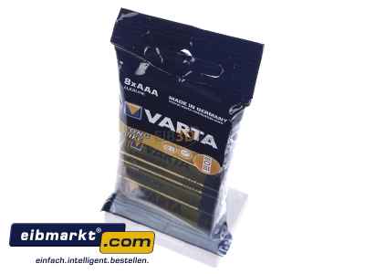 View up front Varta Cons.Varta 4103 8er Folie Battery Micro 1200mAh 1,5V - 

