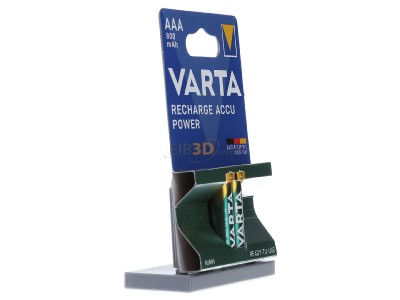 View on the left Varta 56703 Bli.2 Rechargeable battery Micro 800mAh 1,2V 
