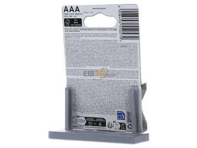 Back view Varta 56703 Bli.2 Rechargeable battery Micro 800mAh 1,2V 

