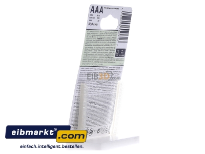 View on the right Varta Cons.Varta 56703 Bli.4 Rechargeable battery Micro 800mAh 1,2V 
