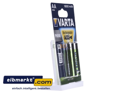 View on the left Varta Cons.Varta T399 Bli.2 Battery for telephone 1600mAh
