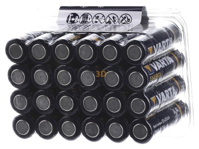 Back view Varta 4106 Pack 24 Battery Mignon 2800mAh 1,5V 
