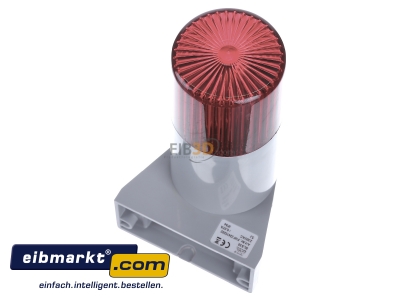 Top rear view FHF Funke+Huster 22415202 Strobe luminaire red 5J 230V AC
