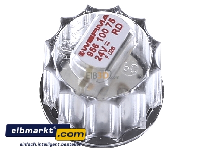 Ansicht oben links Werma 956.100.75 LED-Lampe 24V, rot 