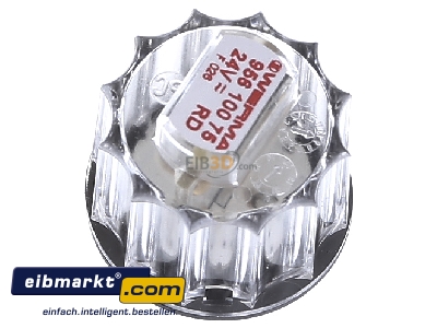 Ansicht oben rechts Werma 956.100.75 LED-Lampe 24V, rot 