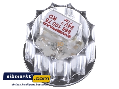 Ansicht oben hinten Werma 956.100.75 LED-Lampe 24V, rot 