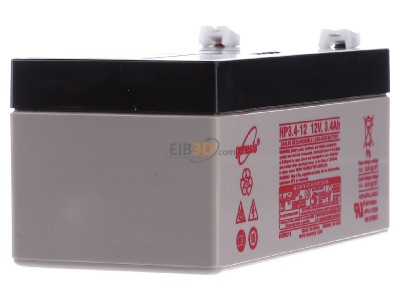 Ansicht links WindowMaster WSA 003 0101 Akku fr WSC 204 12V 3,4Ah 