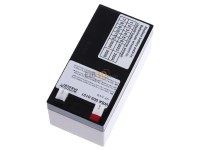 Ansicht oben rechts WindowMaster WSA 003 0101 Akku fr WSC 204 12V 3,4Ah 