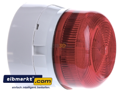Ansicht links Ei Electronics SAB300 rt Blitzleuchte rot 230V 