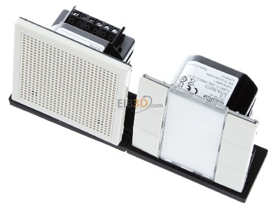 Ansicht oben vorne Jung SI AI LS 6 W Audio-Innenstation m.Beschriftungsfeld 