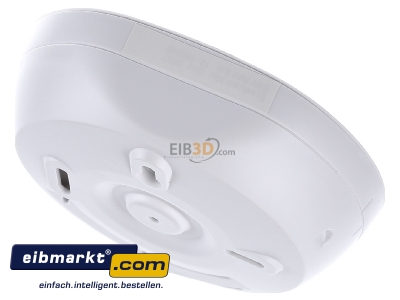 Top rear view Ei Electronics Ei208iDW Gas detector for alarm system white
