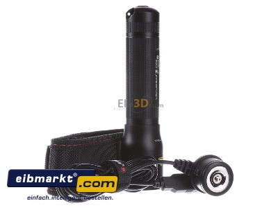 View on the left Zweibrder 9408-R Pocket torch 158mm rechargeable black
