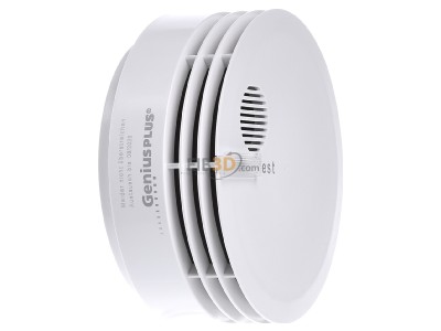 View on the left Hekatron Genius Plus Optic fire detector 
