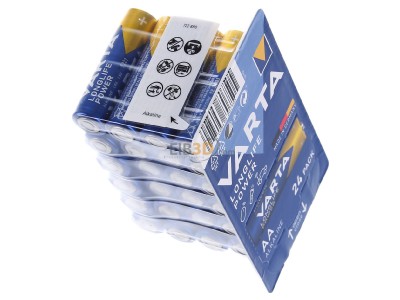 Ansicht oben links Varta 4906 Box 24 Batterie Longl.Power AA Mignon, LR6, Al-Mn 