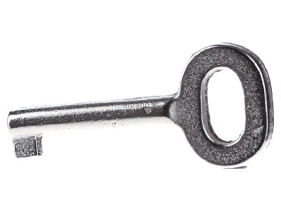 Ansicht hinten Hekatron Schl�ssel HFMMet (VE5) Schl�ssel HFM Metall 5er Schl�ssel HFMMet VE5