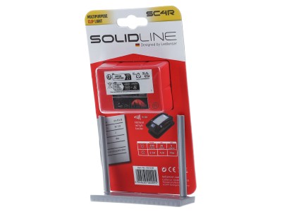 Back view Ledlenser SC4R Flashlight rechargeable black 
