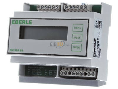 Frontansicht Eberle EM 52489 Eismelder-Steuerger�t AC 230V 16A Alarm 