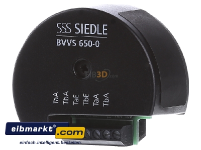 Front view Siedle&Söhne BVVS 650-0 Distribute device for intercom system 
