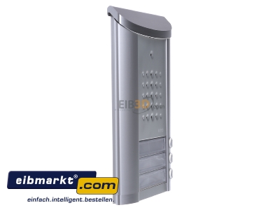 View on the left Ritto 1840320 Door loudspeaker 3-button silver
