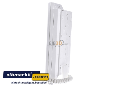 View on the right Ritto 1663073 Intercom system phone white
