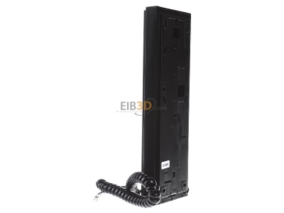 View on the right Ritto 1763040 Intercom system phone black 
