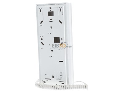 Back view Ritto 1763070 Intercom system phone white 
