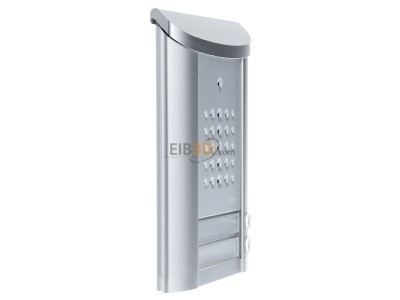 View on the left Ritto 1840220 Door loudspeaker 2-button Silver 
