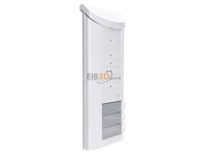 View on the left Ritto 1840370 Door loudspeaker 3-button White 
