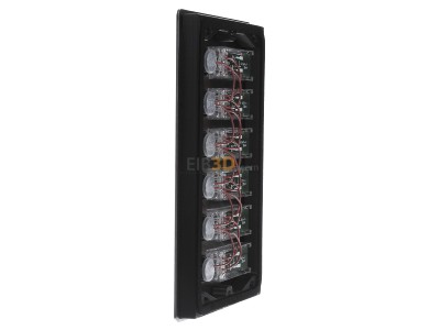 View on the right Grothe ETA 506 V2A AP Doorbell surface mounted with name plate 
