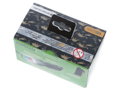 Top rear view Ledlenser Kidbeam4 gr�n Flashlight 120mm green 
