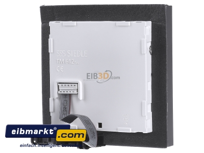 Back view Siedle&Shne TM 612-1 SM Ring module for door station silver - 
