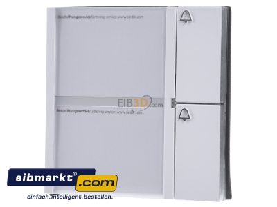 Front view Siedle&Shne TM 612-2 W Ring module for door station white

