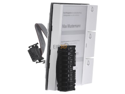 View on the left Siedle TM 612-3 W Speak/ring module for door station White 
