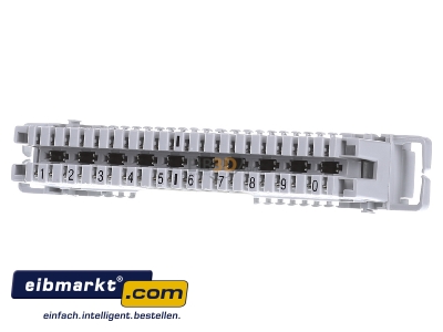 Front view CommScope/AMP Netconn 6089 1 120-19 Connection strip LSA Profile connection
