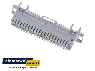 View up front CommScope/AMP Netconn 6089 1 120-19 Connection strip LSA Profile connection
