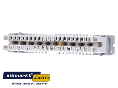 Frontansicht TE Connec.AMP/ADC(EU) 6089 1 121-01 Trennleiste 2/10 LSA-Profil 