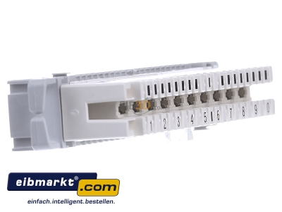 Ansicht links TE Connec.AMP/ADC(EU) 6089 1 121-01 Trennleiste 2/10 LSA-Profil 