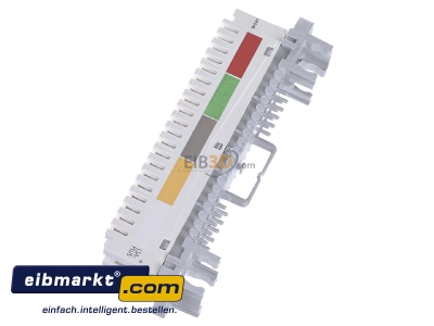 Ansicht oben rechts TE Connec.AMP/ADC(EU) 6089 1 121-01 Trennleiste 2/10 LSA-Profil 